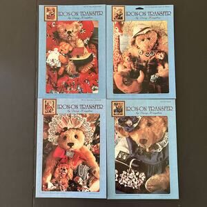 Daisy Kingdom Teddy Bear Iron On Transfer Lot Laura Dorothy Reginald Tiny Bear